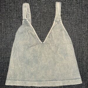 Free People Ribbed Crop Tank